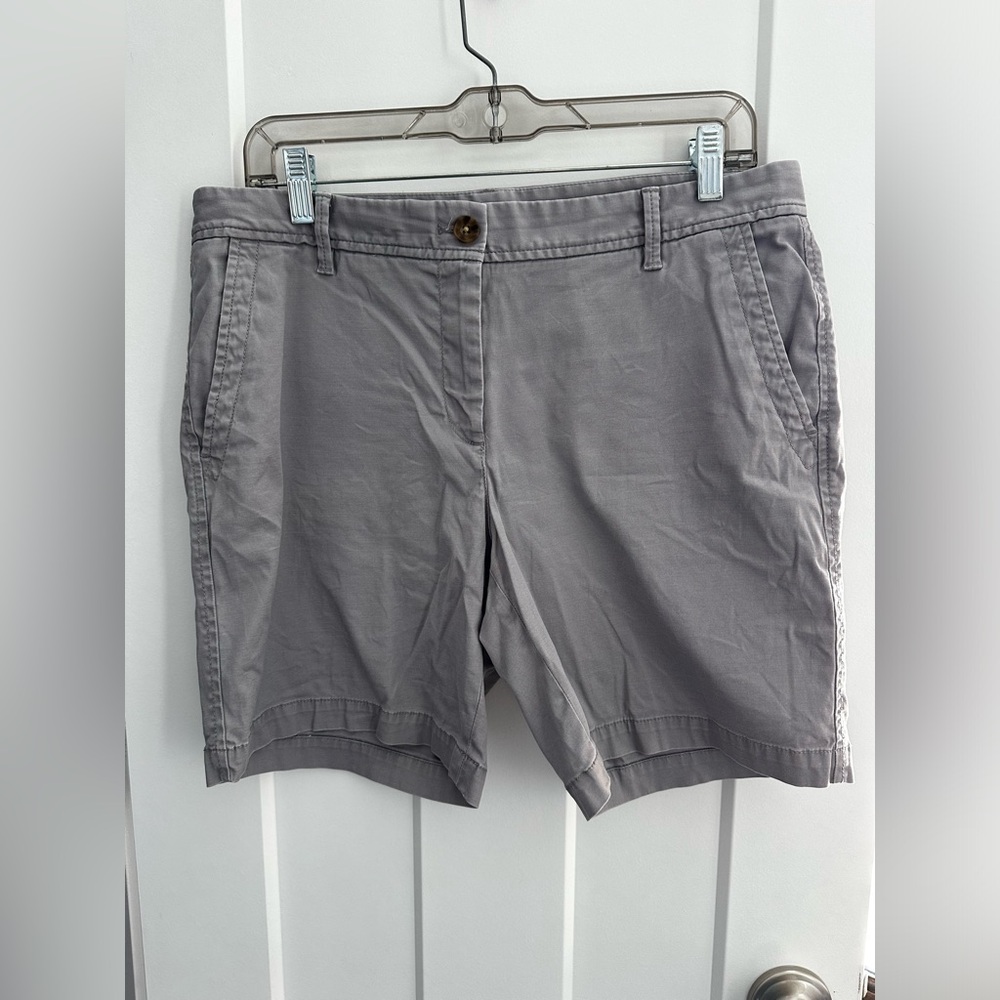 Talbots Gray Cotton Blend Women's Shorts